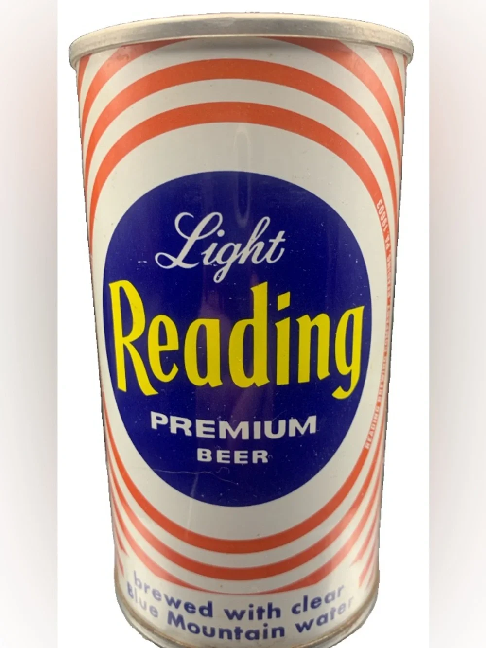 Vintage Beer Can Reading Light Premium Beer Star Spangled Banner Empty